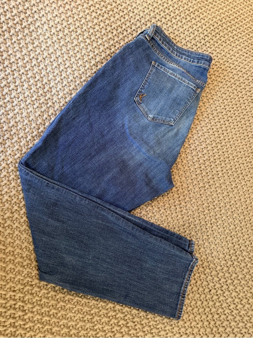 Kut Classic Women's Blue Denim Cropped Jeans